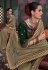 Beige silk party wear saree 117934