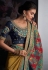 Mustard silk saree with blouse 120256
