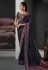 Black silk saree with blouse 120254