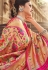 Golden banarasi silk saree 3013B