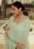 Light green georgette festival wear saree 6204