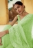 Light green georgette festival wear saree 6206