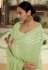 Light green georgette festival wear saree 6208