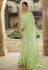 Light green georgette festival wear saree 6208