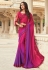 Pink satin festival wear saree 816