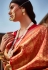 Beige silk festival wear saree 1377