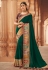 Green silk saree with blouse 1901