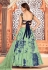 Light green cotton sequins work lehenga choli 1732