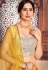 Yellow cotton sequins work lehenga choli 1734