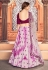 Pink cotton lehenga choli 1736