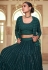 Teal georgette readymade jacket style lehenga choli 8205