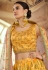 Yellow silk readymade lehenga choli 8207