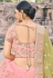 Pink silk embroidered lehenga choli 4227