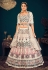 Off white georgette lehenga choli 1815