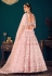 Pink georgette lehenga choli 1822