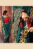 Teal art silk festival wear saree 126260