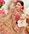 Beige silk saree with blouse 67873