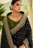 Black silk saree with blouse 107