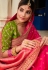 Pink silk festival wear saree 110