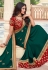 Green silk festival wear saree 3601