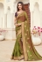Green silk festival wear saree 3609