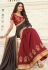 Maroon silk half n half saree 3612