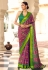 Pink brasso festival wear saree 125