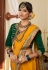 Mustard silk festival wear saree 2603