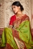 Green silk festival wear saree 1410