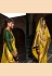 Yellow silk festival wear saree 1412
