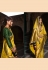 Yellow silk festival wear saree 1412