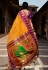 Yellow silk festival wear saree 1402