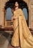 Beige silk saree with blouse 1403