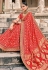 Red silk patola print saree 5801