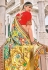 Green silk patola print saree 5816