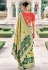 Light green silk patola print saree 5818