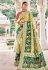 Light green silk patola print saree 5818