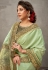 Light green tussar silk festival wear saree 41516