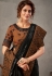 Black tussar silk saree with blouse 41519
