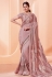 Pink lycra festival wear saree 41302