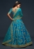 Blue art silk embroidered lehenga choli 7807