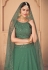 Sea green georgette sequins work lehenga choli 1793