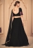 Black georgette sequins work lehenga choli 1792