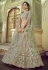 Light green net sequins work lehenga choli 7803