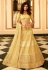 Yellow organza gota work lehenga choli 7205