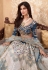 Grey net sequins work lehenga choli 1040