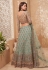 Light green net embroidered lehenga choli 1041