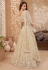 Beige net embroidered lehenga choli 1043