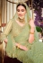 Light green net embroidered a line lehenga choli 5187