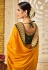 Yellow silk saree with blouse 3007